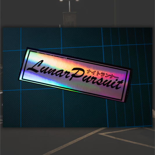 LIMITED SUPPLY: "Lunar Pursuit" Holo Sticky